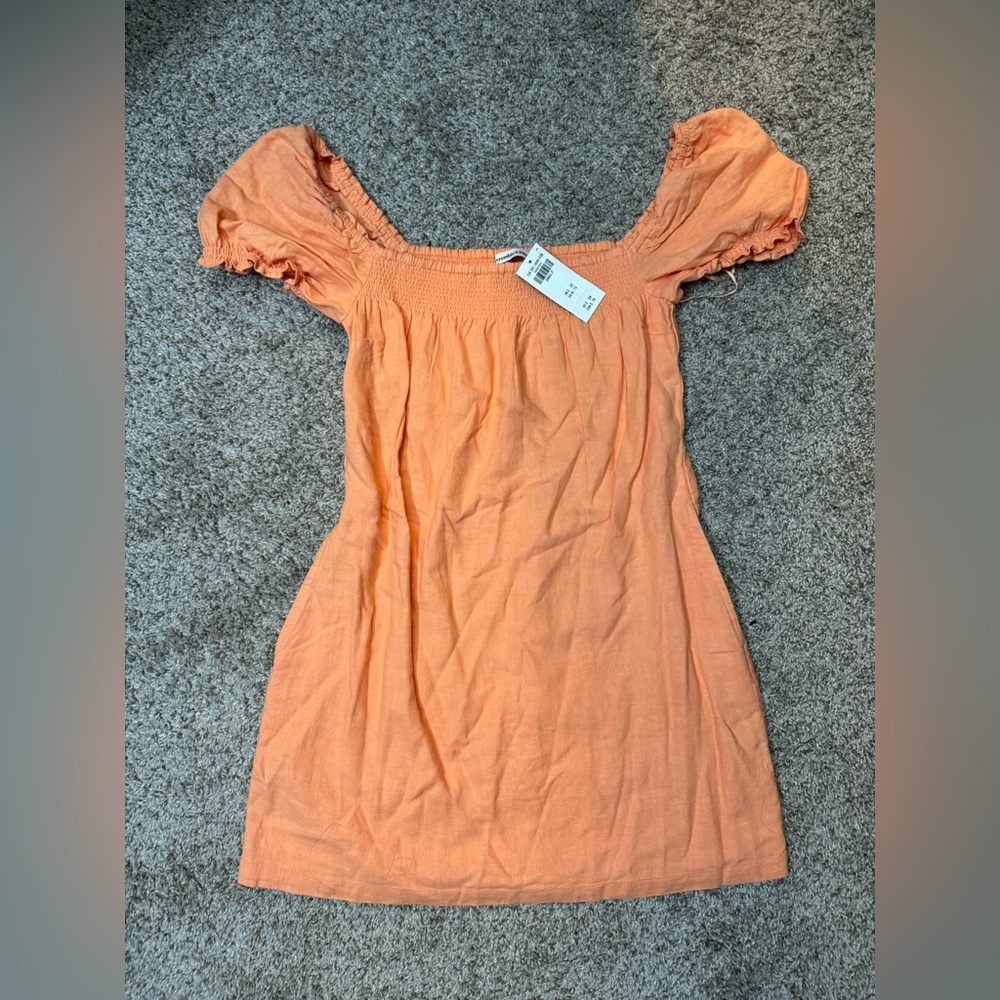 Abercombie and fitch linen dress double lined